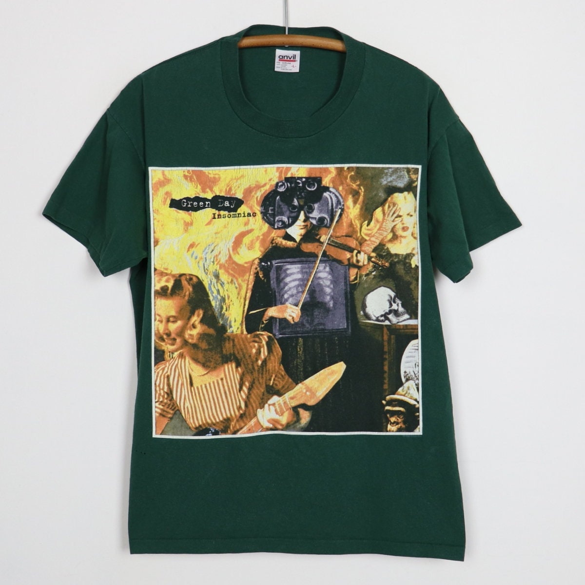 Vintage 1995 green day insomniac tour shirt - Etsy 日本