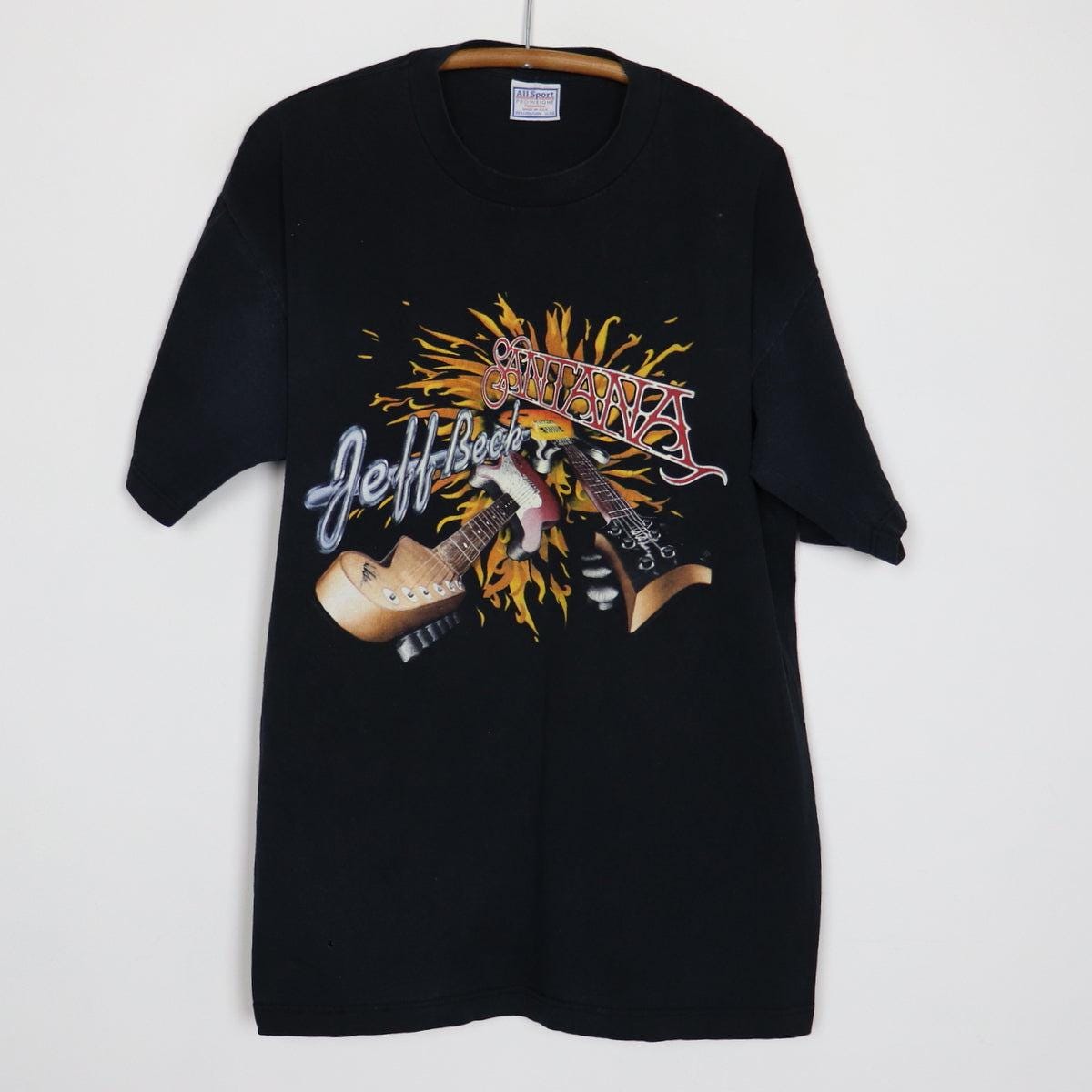 Vintage 1995 Jeff Beck and Santana tour tshirt | Depop