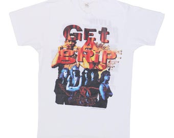 し*ま様 最終値下げAerosmith 1993年製 Tシャツ　get a gr し*ま様 最終値下げAerosmith 1993年製 Tシャツ get a gr - メルカリ