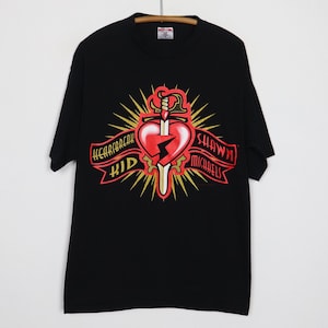 Vintage 1997 shawn michaels heartbreak kid wwf shirt