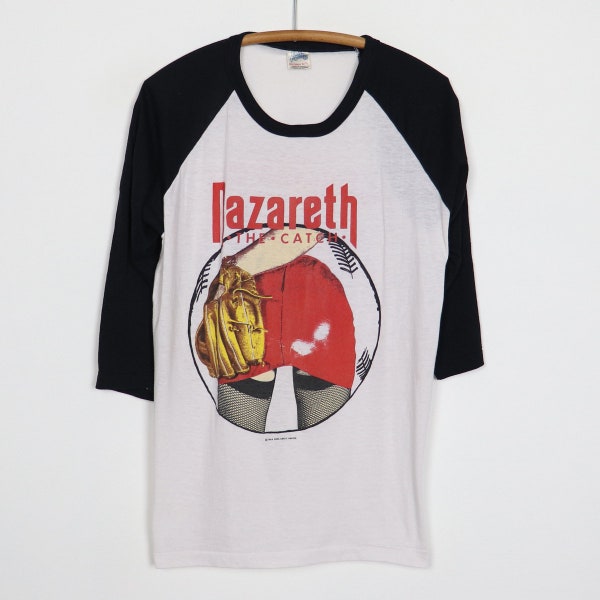 Vintage 1984 nazareth the catch canadian tour jersey shirt