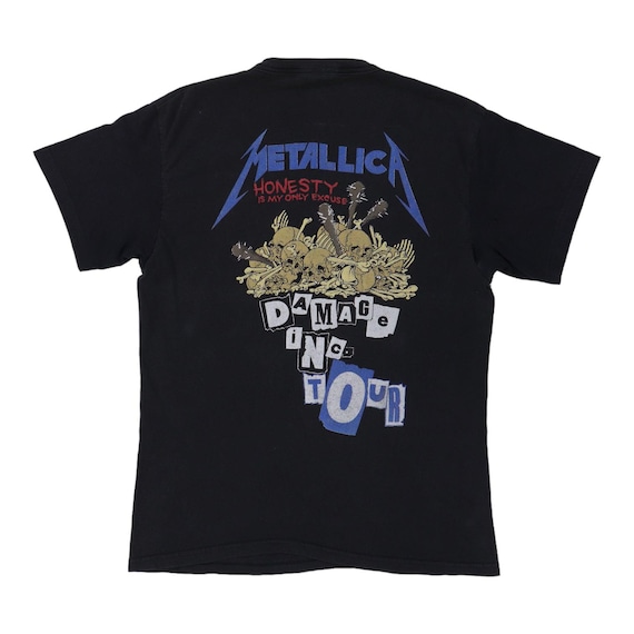 Vintage 1980s Metallica Damage Inc Tour Shirt - Etsy