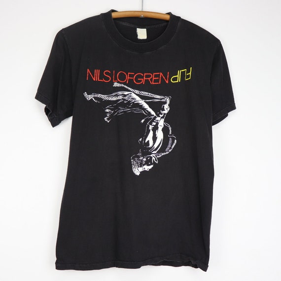 Vintage 1986 Nils Lofgren Flip World Tour Shirt | Etsy