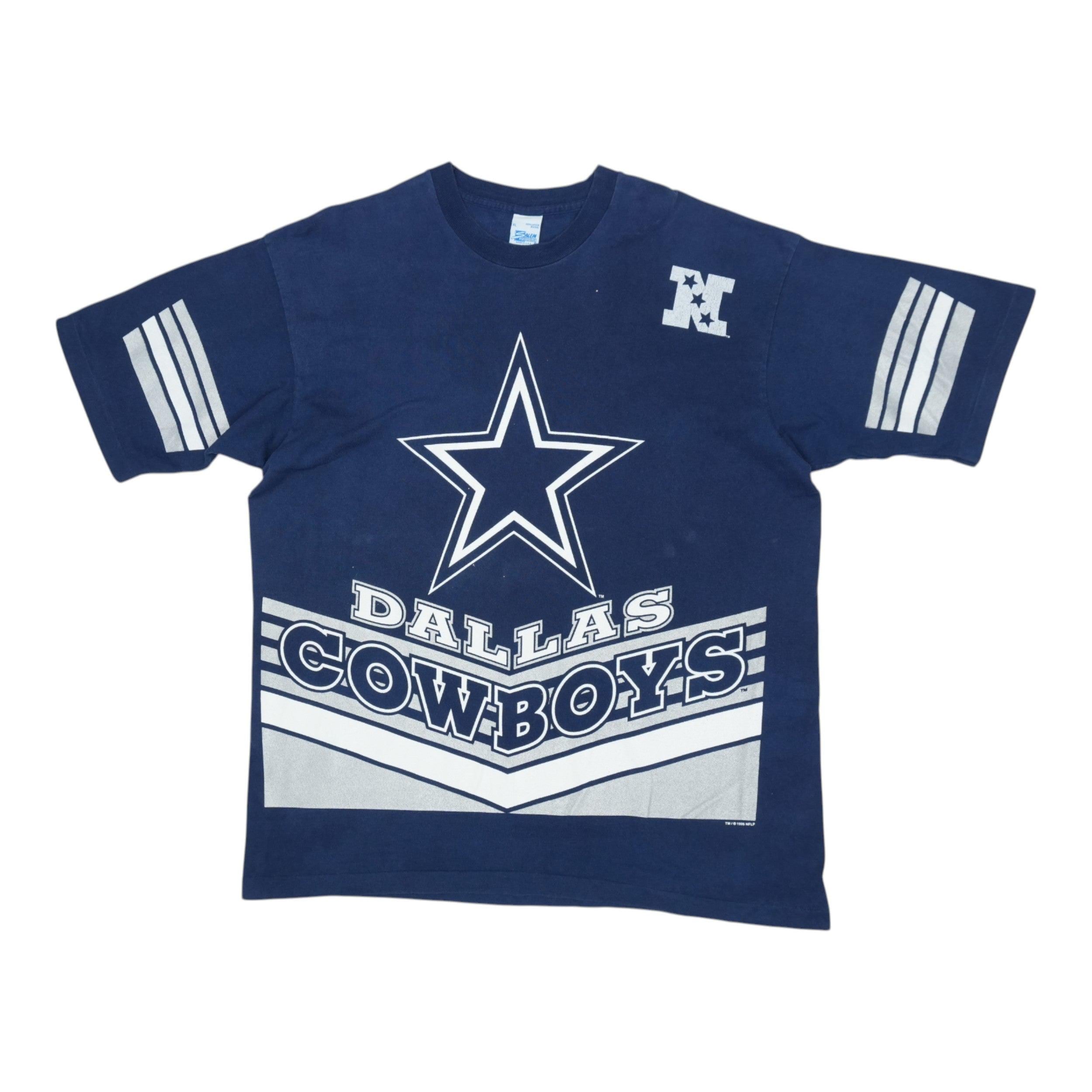 Vintage 1995 Dallas Cowboys Jersey Shirt, 90s Vintage Sports Shirt