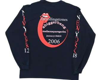 Lanson The Rolling Stones 2006 シャンパン Vintage 2006 Rolling Stones Bigger Bang Tour Long Sleeve Shirt - Etsy