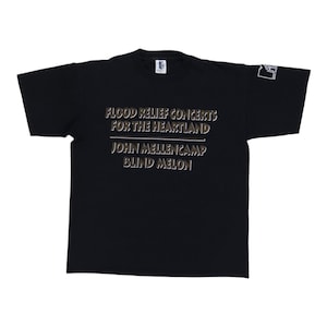 vintage 1993 John Mellencamp Blind Melon Benefit Concert Shirt Size: Extra Large