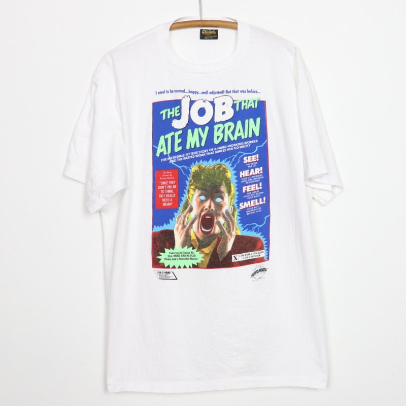 激レア THE JOB THAT ATE MY BRAIN 1989年製 - Tシャツ/カットソー ...