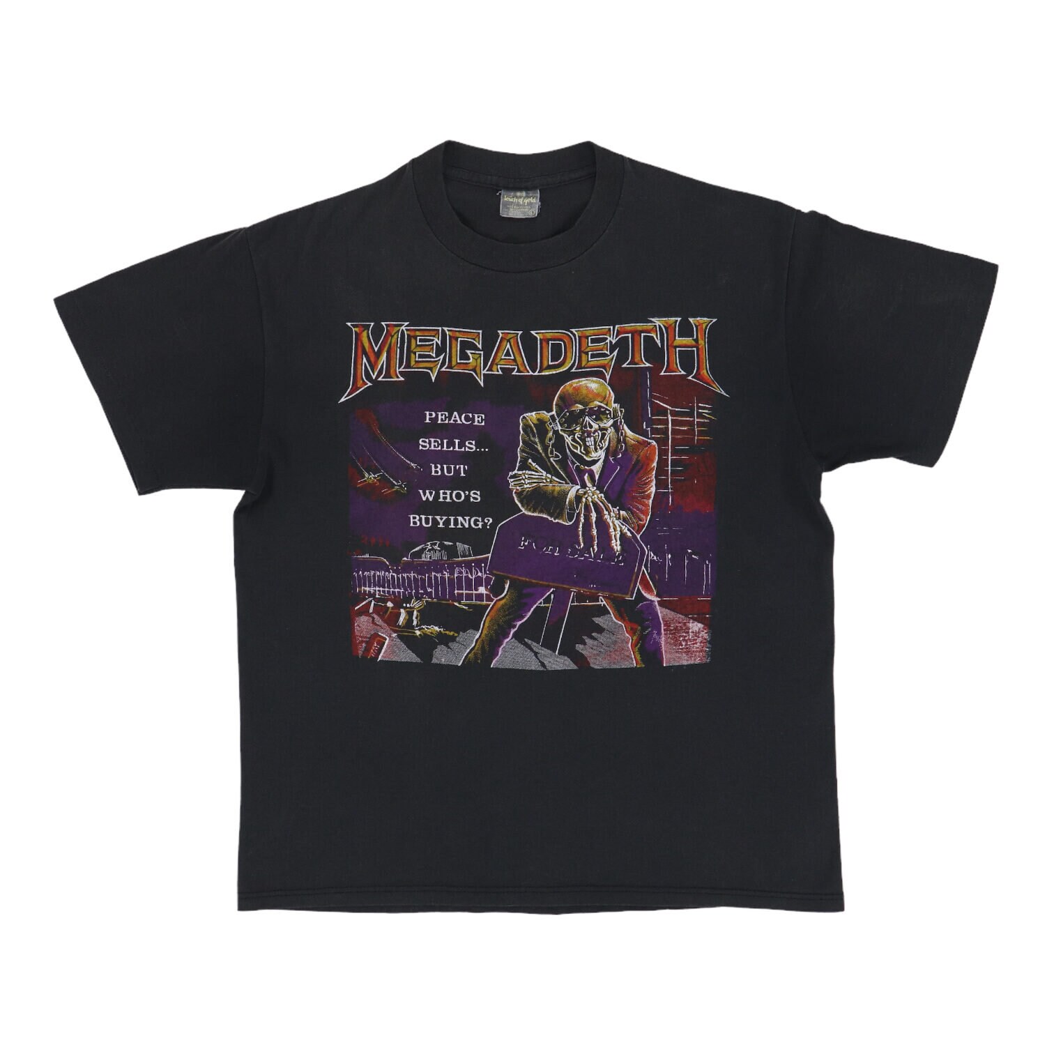 Vintage 1986 Megadeth Peace Sells Tour Shirt - Etsy