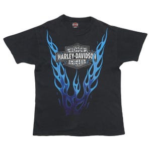 Blue Flame Harley Davidson Shirt - Etsy