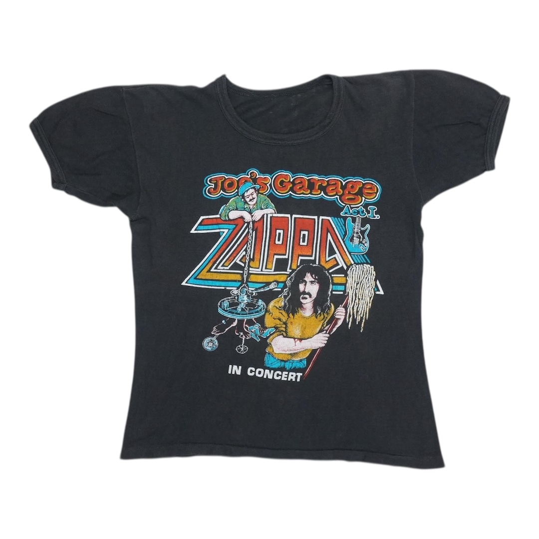 Vintage 1979 Frank Zappa Joe's Garage Shirt, 70s Vintage Rock Band