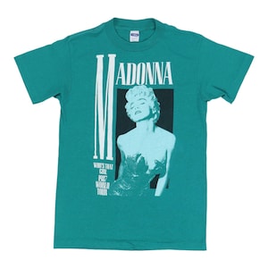 vintage 1987 Madonna Who&#39;s That Girl World Tour Shirt Size: Large