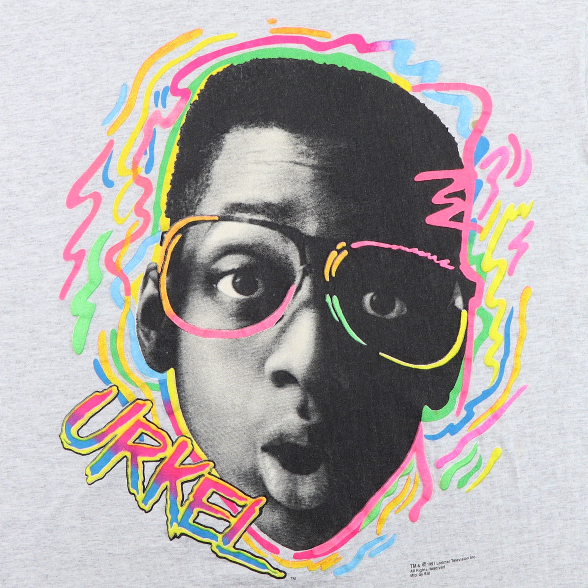 Discover vintage 1991 Steve Urkel Big Face Shirt