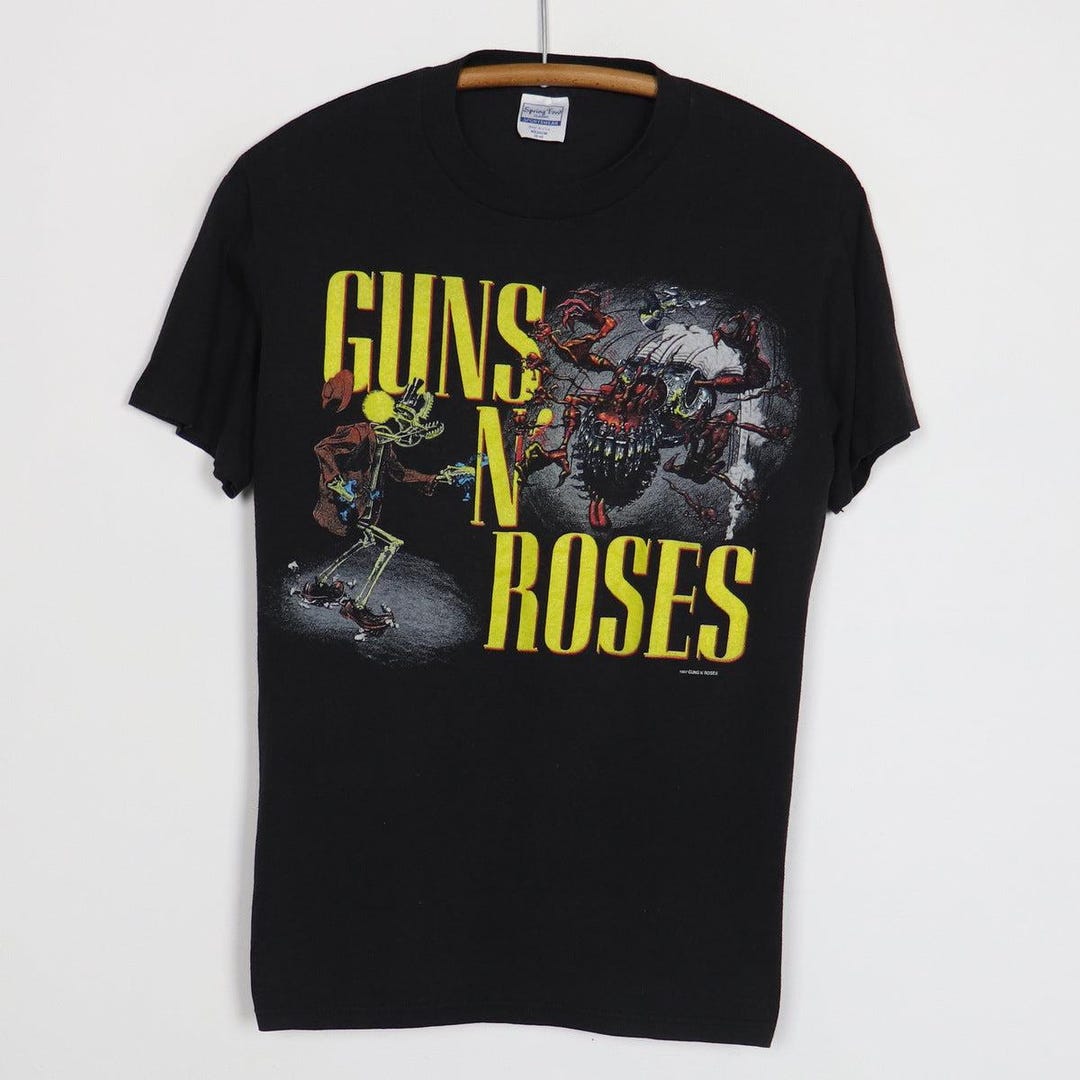 80s Vintage GUNS N' ROSES バンド Tシャツ 1987 80's Vintage 1987 GUNS N ROSES Banned Cover Robert Williams