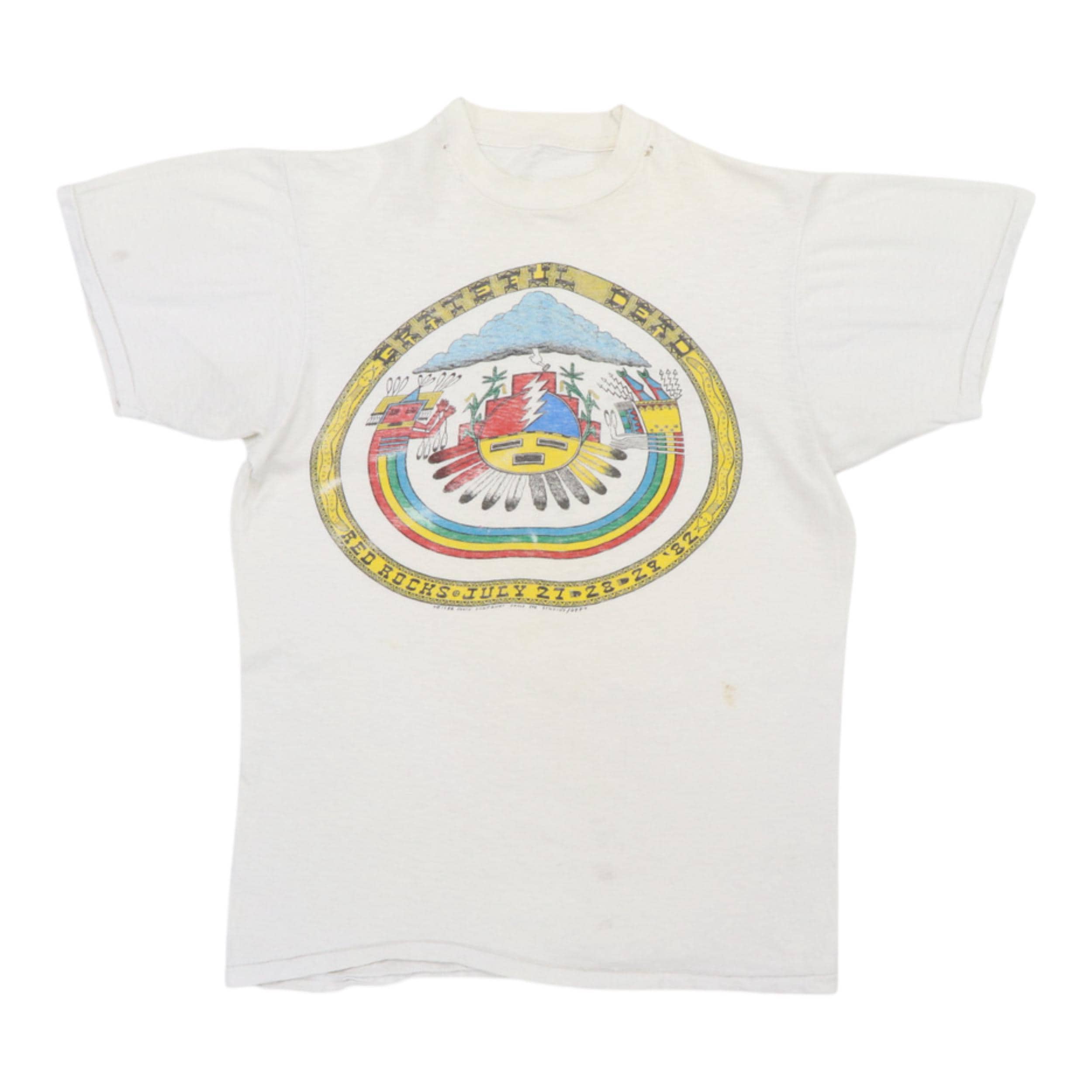 Vintage 1982 Grateful Dead Red Rocks Concert Shirt - Etsy