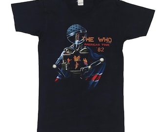 オリジナル THE WHO 1982 ツアー ヴィンテージ T シャツ - Etsy 日本