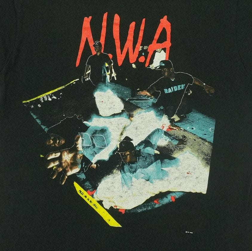 Vintage 1991 NWA Niggaz4life Shirt, 90s Vintage Rap Tee, Black