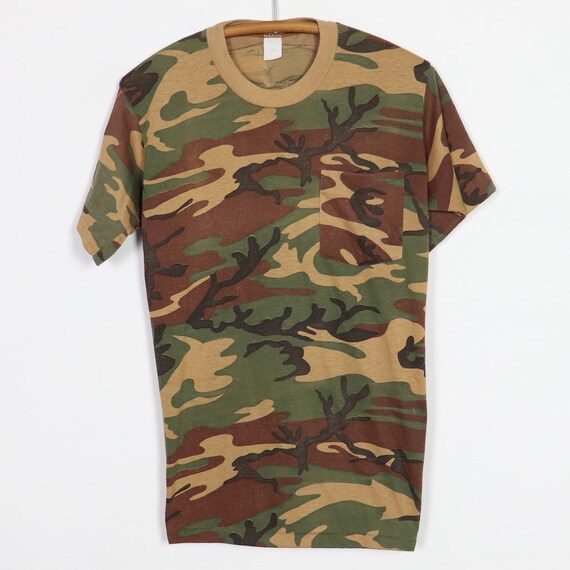 Vintage 1980s Camouflage Pocket Shirt - Etsy