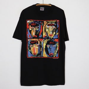 Vintage 1991 fred babb art can&#39;t hurt you shirt