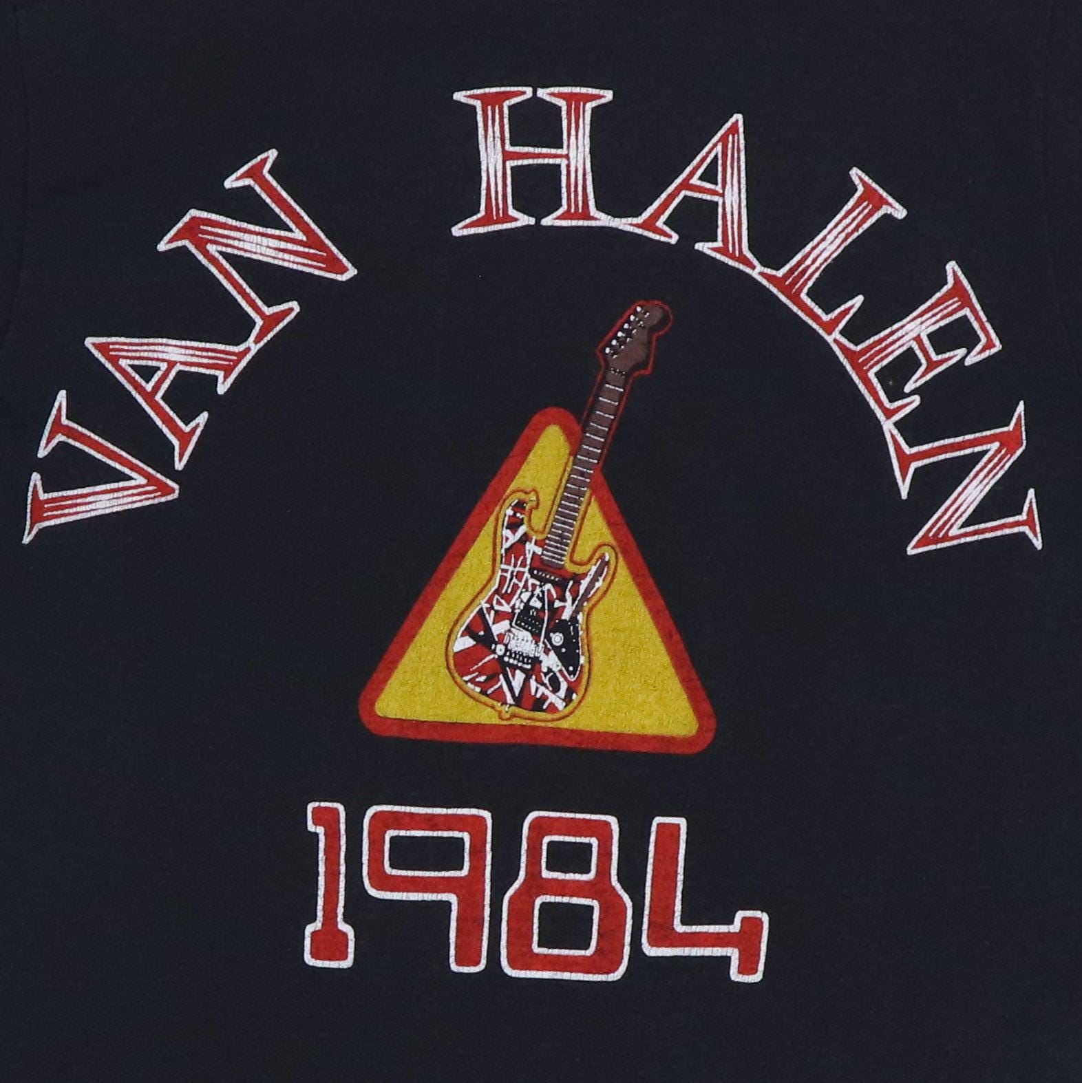 Vintage 1984 Van Halen Tour Shirt, 80s Vintage Rock Band Shirt
