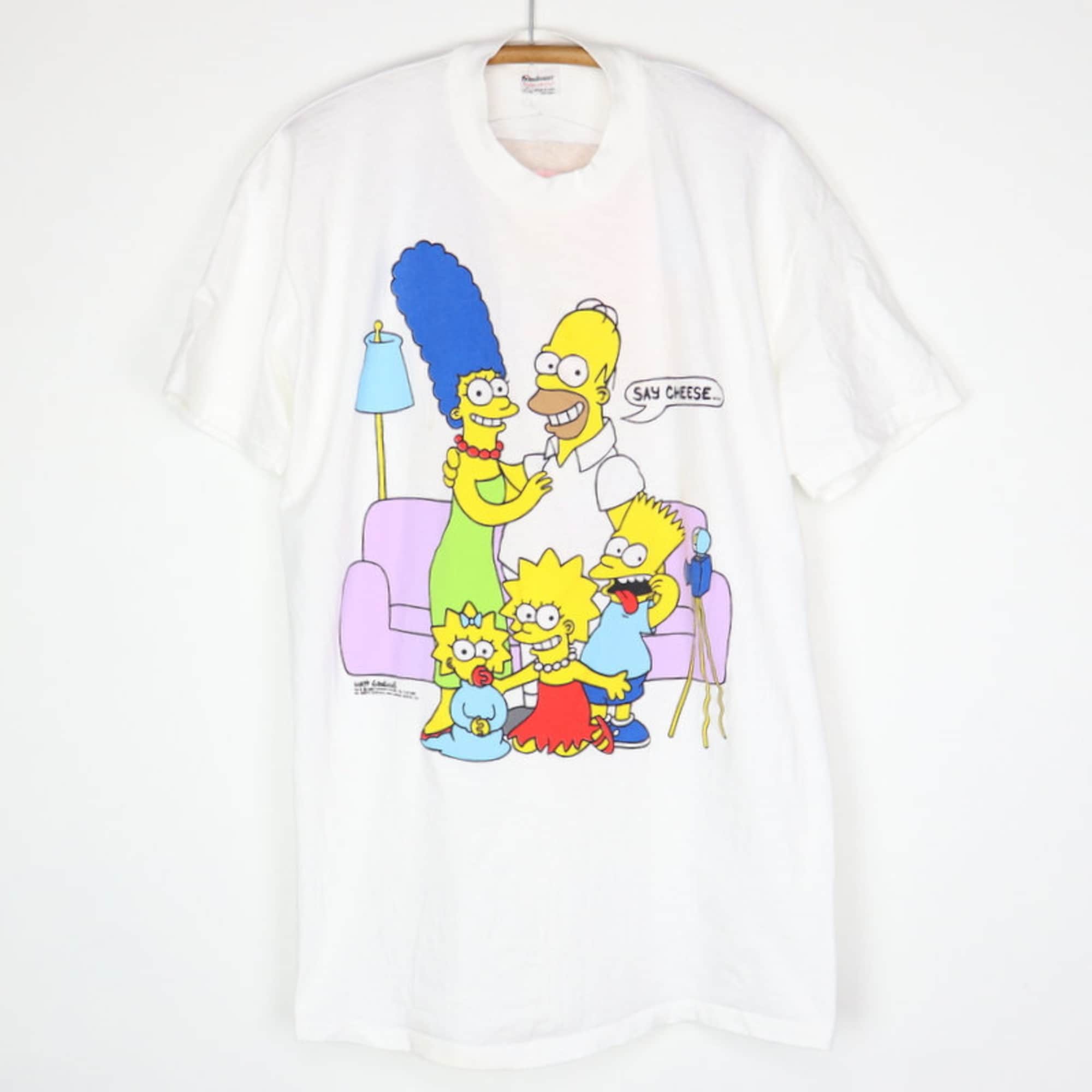 vintage 1989 The Simpsons Family Portrait Shirt