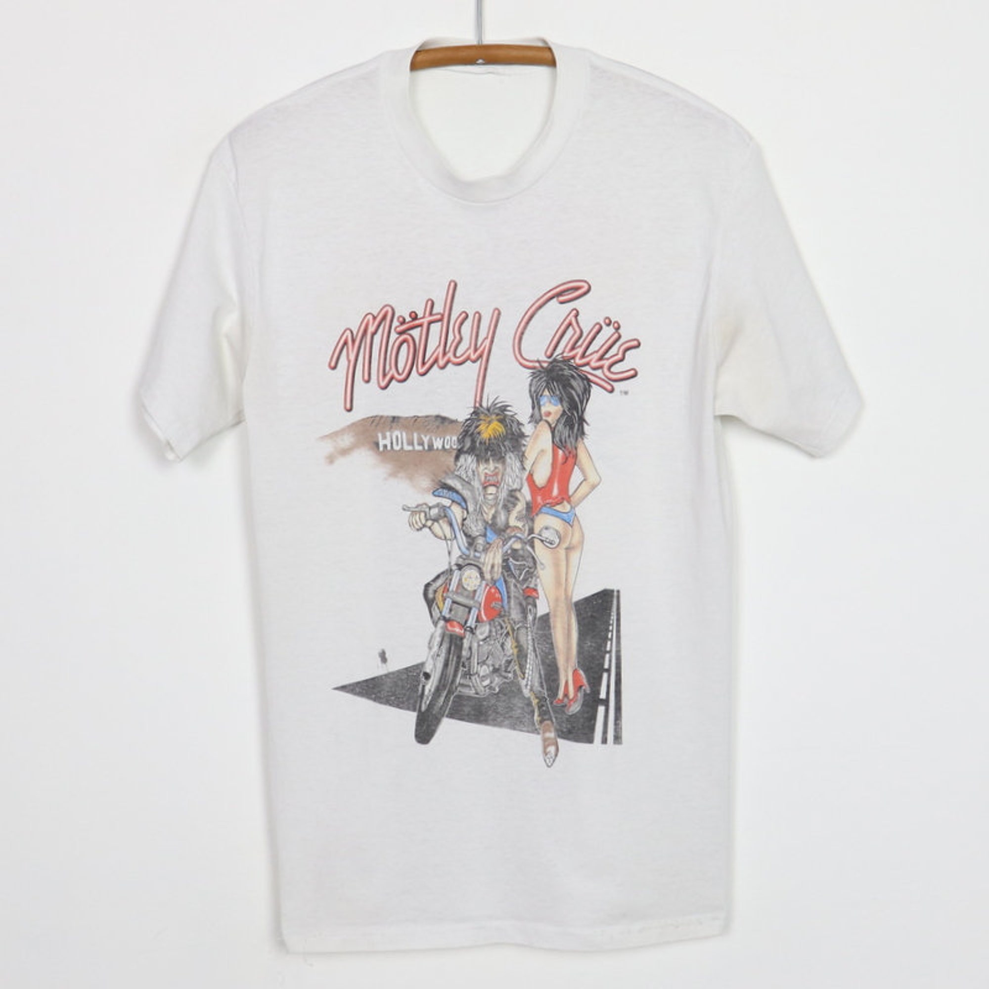 Discover vintage 1987 Motley Crue Girls Girls Girls California Tour Shirt