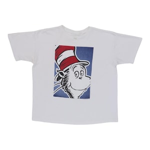 vintage 1995 Cat In The Hat Dr Seuss Shirt Size: 23&quot;