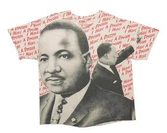 vintage 1990s Martin Luther King I Have A Dream All Over Print Shirt