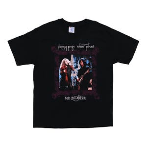 vintage 1995 Jimmy Page Robert Plant No Quarter Tour Shirt