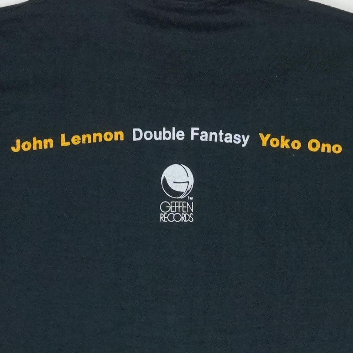 Vintage 1980 John Lennon Yoko Ono Double Fantasy Promo Shirt, 80s