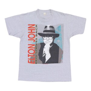 vintage 1986 Elton John Reg Strikes Back Shirt