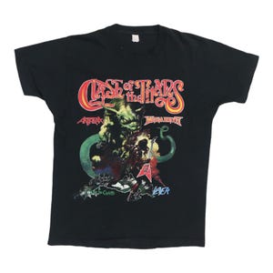 vintage 1990 Clash Of The Titans Tour Shirt