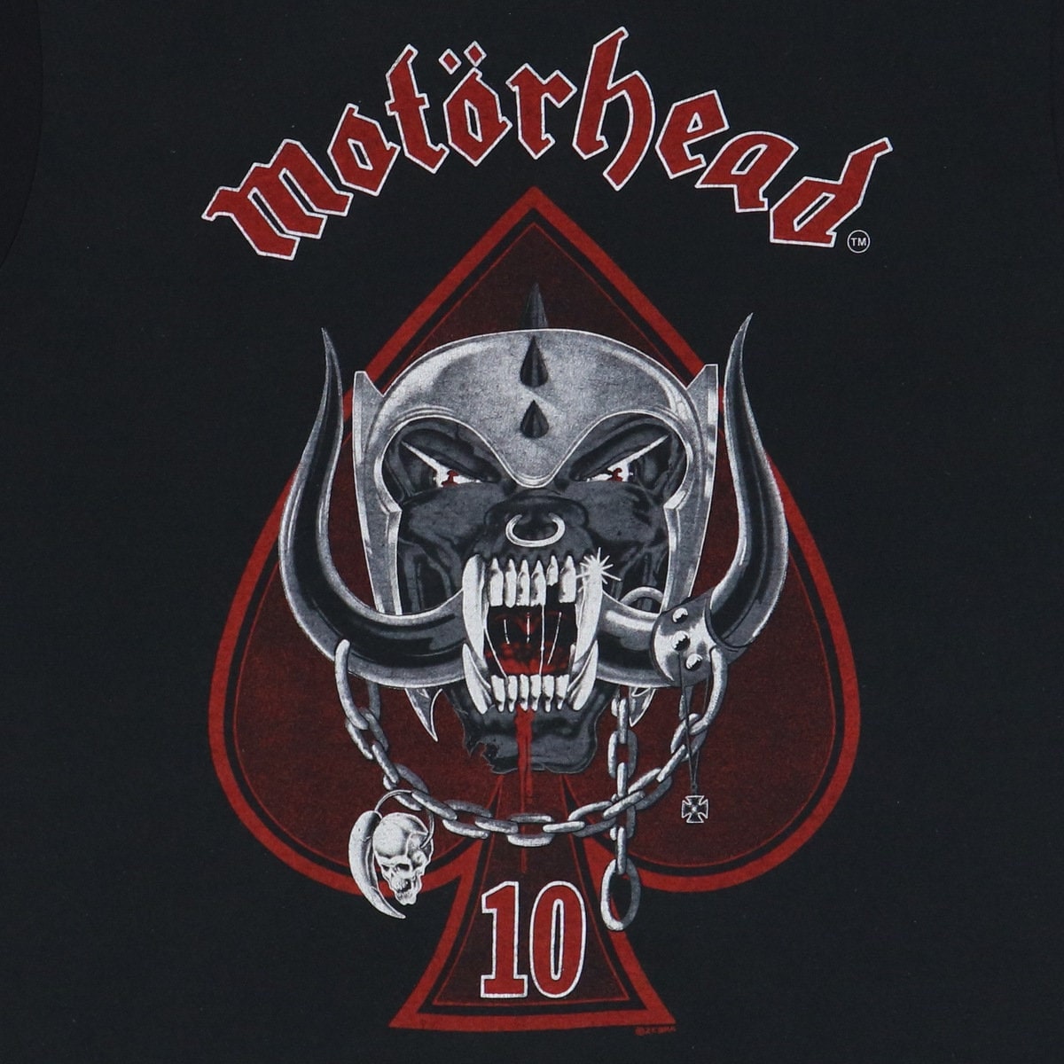 【Motörhead】モーターヘッド 10th ヴィンテージ Tシャツ 1985年製ヴィンテージ モーターヘッド 10周年記念ツアー シャツ