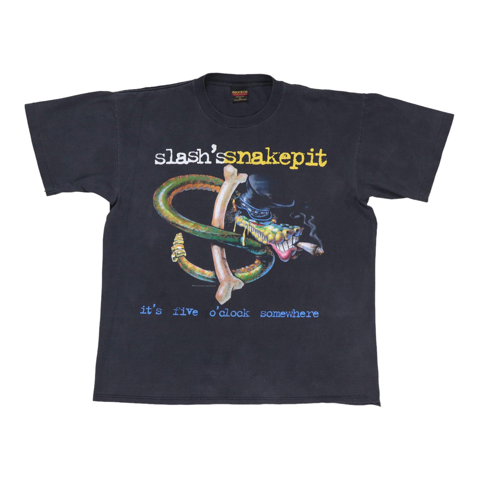 スラッシュ　slash's snakepit Tシャツ　新品 Amazon.co.jp: バンドTシャツ スラッシュ Slash's Snakepit L : おもちゃ