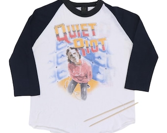 80s Quiet Riot Concert Tee, Vintage Metal Health Tour Tee, 1980s