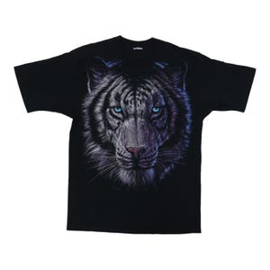 vintage 1998 Tiger Liquid Blue Shirt Size: 24" image 1