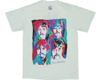 Vintage 90's the Beatles Rubber Soul Album Portrait Tee Size Large