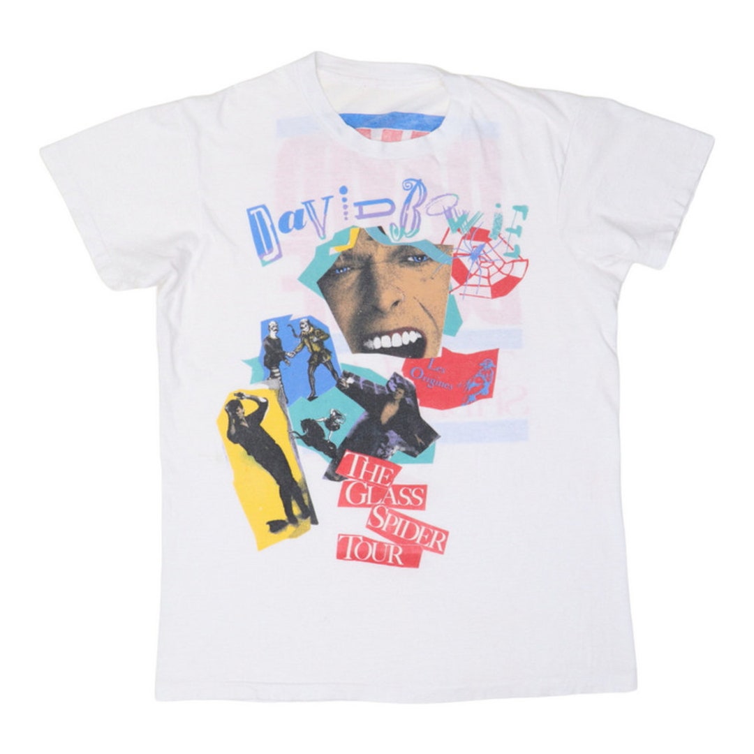 David Bowie Tシャツ The Glass Spider Tour David Bowie Glass Spider Tour Les Origines Oversized Merch