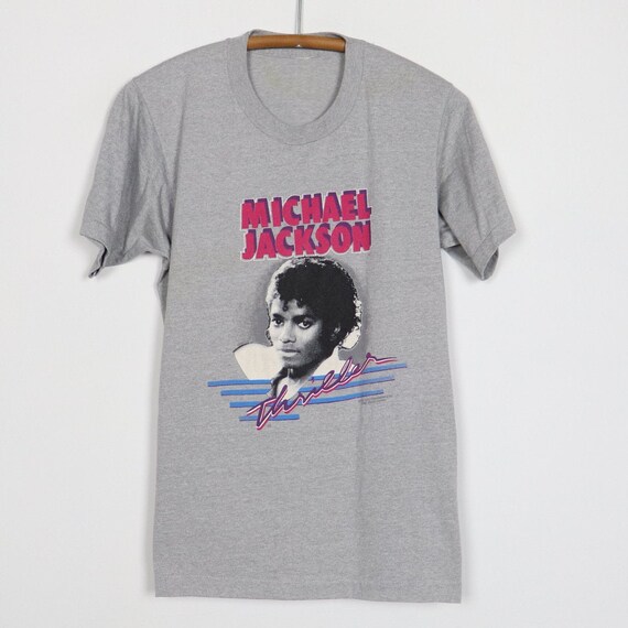 Michael jackson thriller shirt vintage hot sale