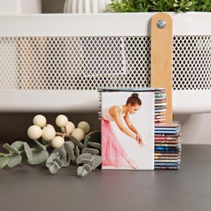 Elegant Button Square Rectangle Photo Magnets: Personalized Keepsakes for Special Moments & Holidays