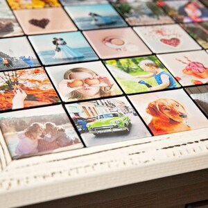 Custom 2x2 Photo Fridge Magnets - Personalized Graduation, Anniversary, Family Reunion Gifts