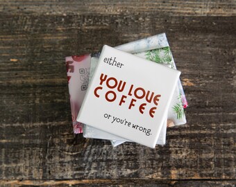Custom Quote Magnet - Personalized Fridge Decor Inspirational Text Word Art Gift Home Office