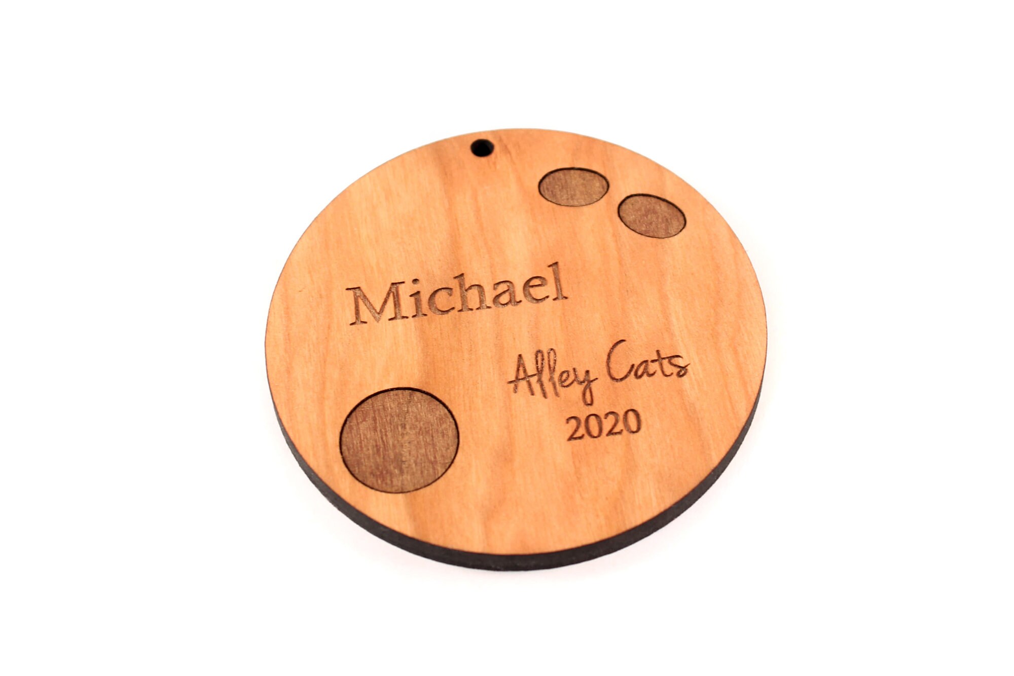 Personalized bowling ball ornament engraved sports team gift Etsy