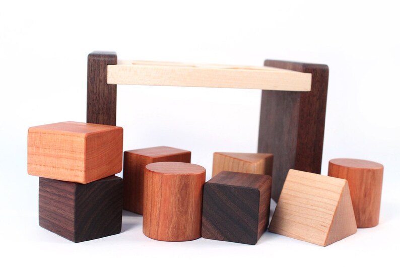 Shape Sorter a Personalized Wooden Shape Sorting Toy With Etsy