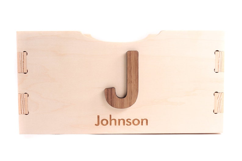 wooden toy crate personalized wood box for blocks and toys handmade, all natural, boy or girl keepsake gift, toddler Christmas gift image 5