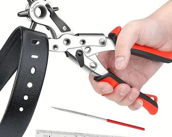 Locher aus Leder für Gürtel, Bastelarbeiten und Handarbeiten