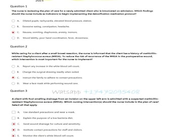 HESI RN Exit NGN Retake Exam Questions and Answers 2025/26