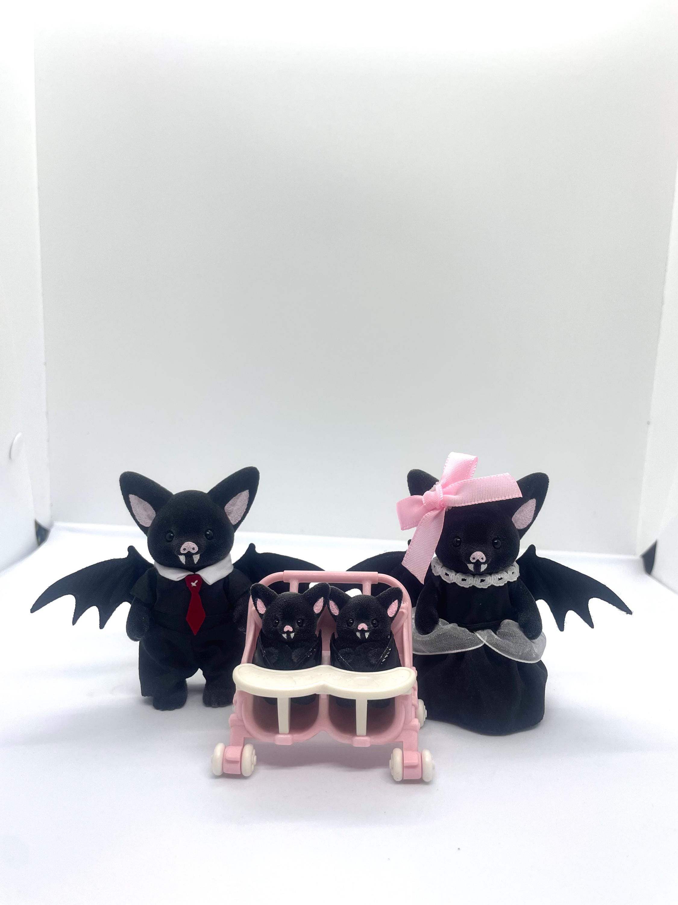 黒のコウモリ一家 - カスタム ユニークで魅力的なコウモリ一家