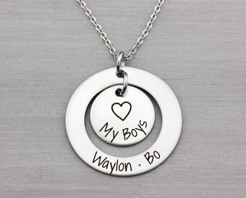 Personalized Custom Necklace for Mom My Girls Necklace Etsy