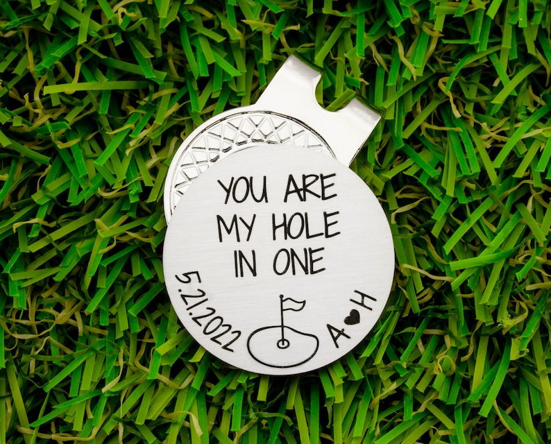 Personalized Golf Gifts for Men Custom Golf Ball Marker with Hat Clip Engraved Golfer Gift for Him Anniversary Gifts for Him image 10