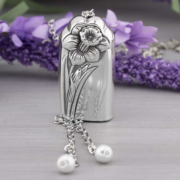 MUKTANK×SUN HUNTER Iris Carved Flask Adjustable Slider Necklace